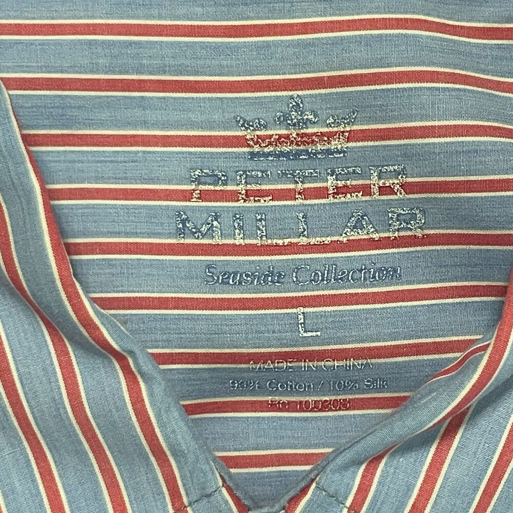 Peter Millar Seaside Collection Ls Button Up Shir… - image 4